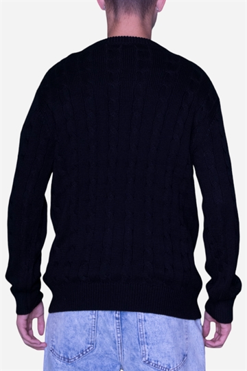 Basic - Cable Knit - Black